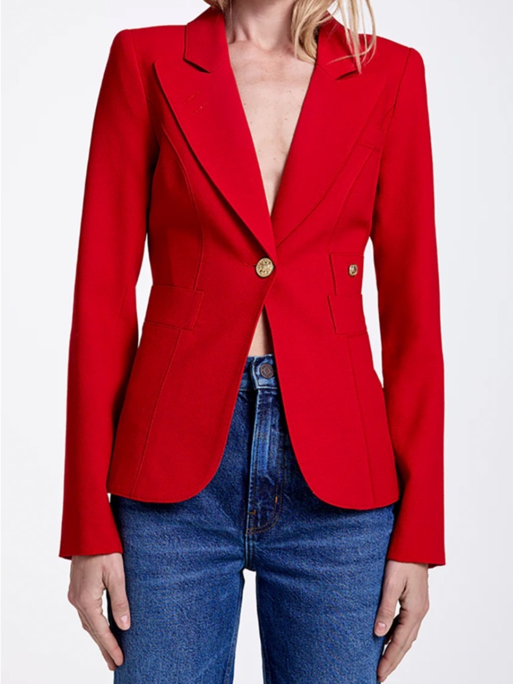 CLASSIC DUCHESS BLAZER-worn one time